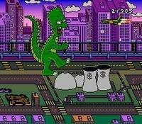 une photo d'Ã©cran de The Simpsons - Bart s Nightmare sur Nintendo Super Nes